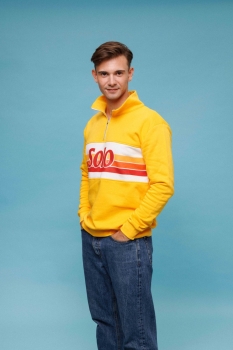 Solo half-zip genser 